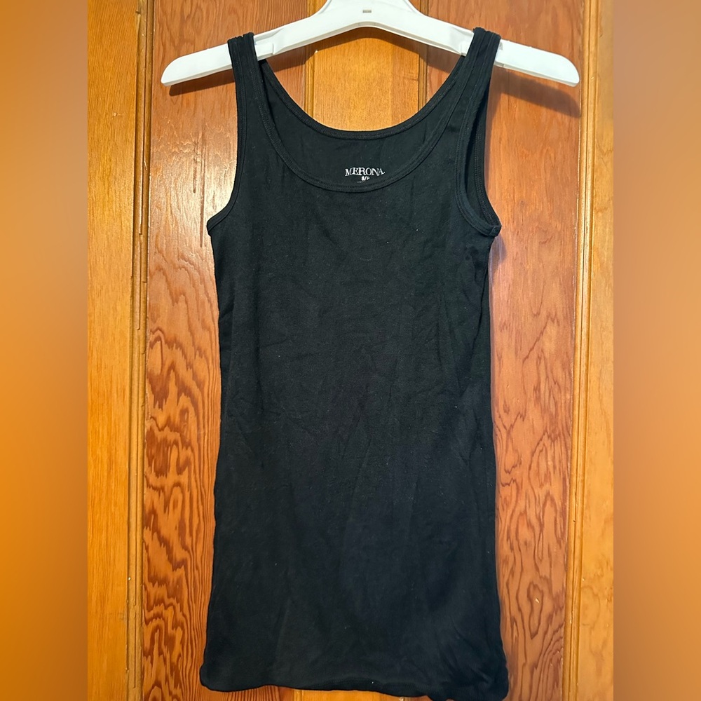 Merona Classic Black Sleeveless Top